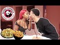 PANDA EXPRESS MUKBANG!! MY GIRLFRIEND KISSED ME FOR THE FIRST TIME!! | The Aqua Family