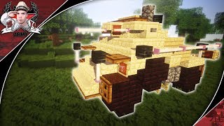 Minecraft: WW2 Autoblinda AB 41| Armored Car Tutorial