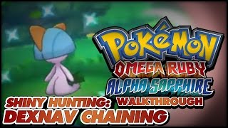 Pokémon Omega Ruby and Alpha Sapphire Walkthrough - Shiny hunting guide: How to chain with DexNav! screenshot 1