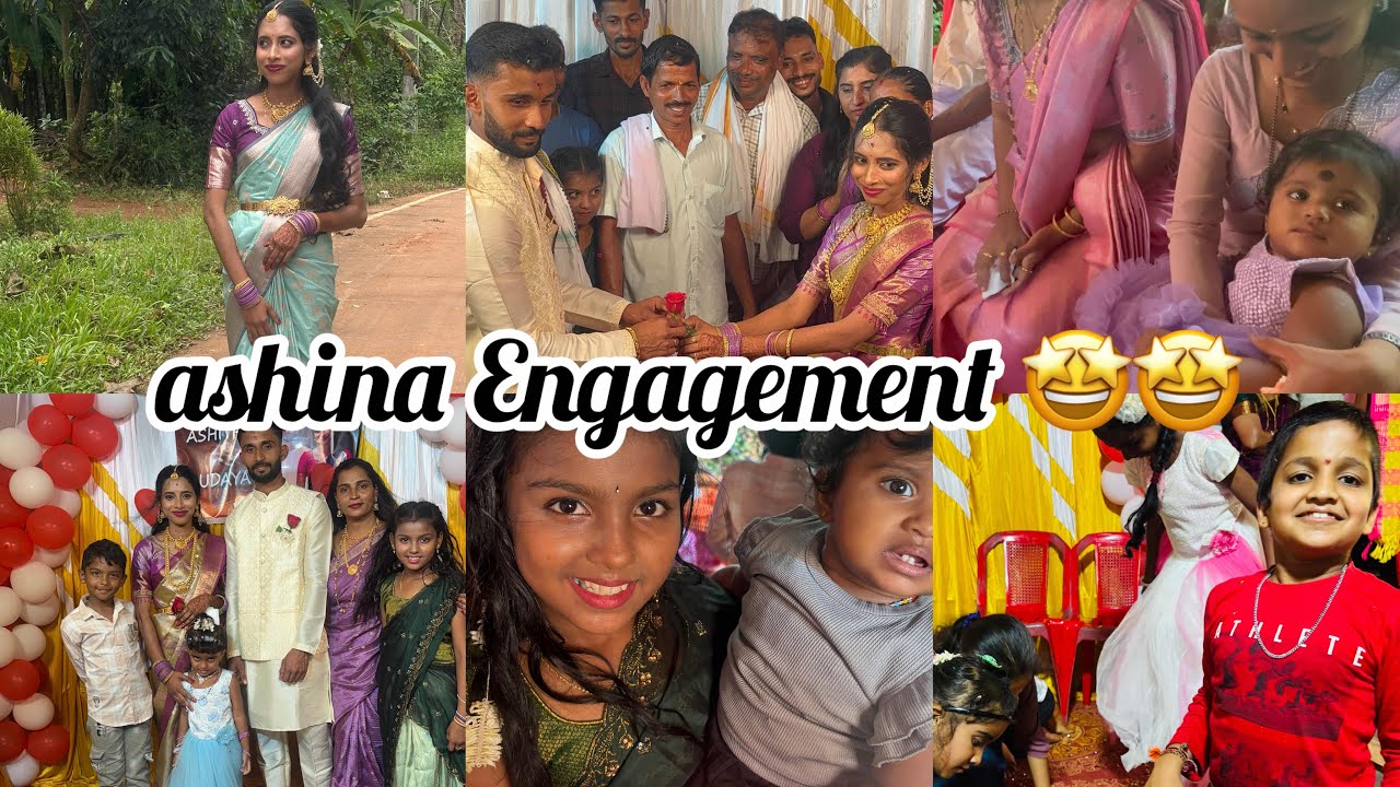 Ashina Engagement family Vlog🤩