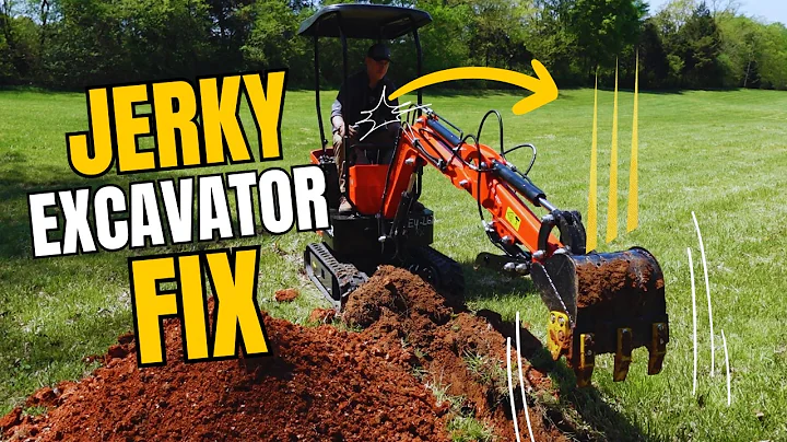 Jerky Boom Control?  Here's How I Fixed my AGT WH12R Cheap Chinese Mini Excavator!