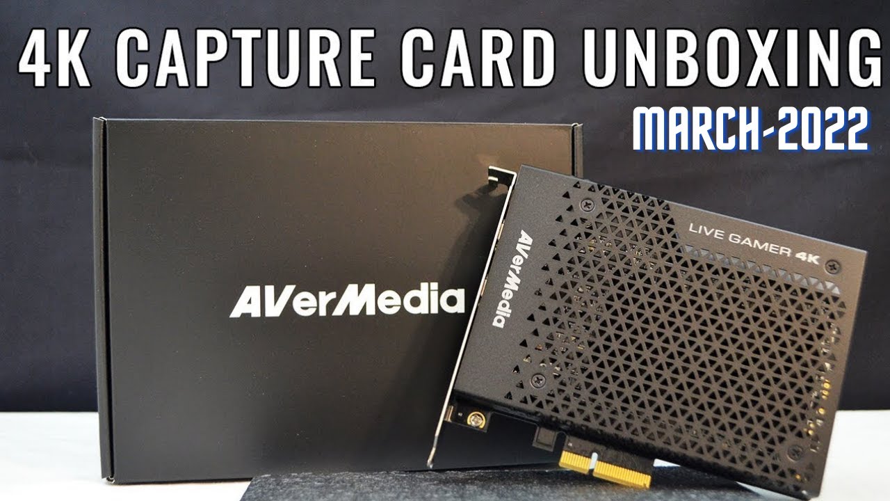 Avermedia LIVE GAMER 4K HDR - Unboxing & Test (BEST 4K HDR Capture &  Streaming Capture Card) 