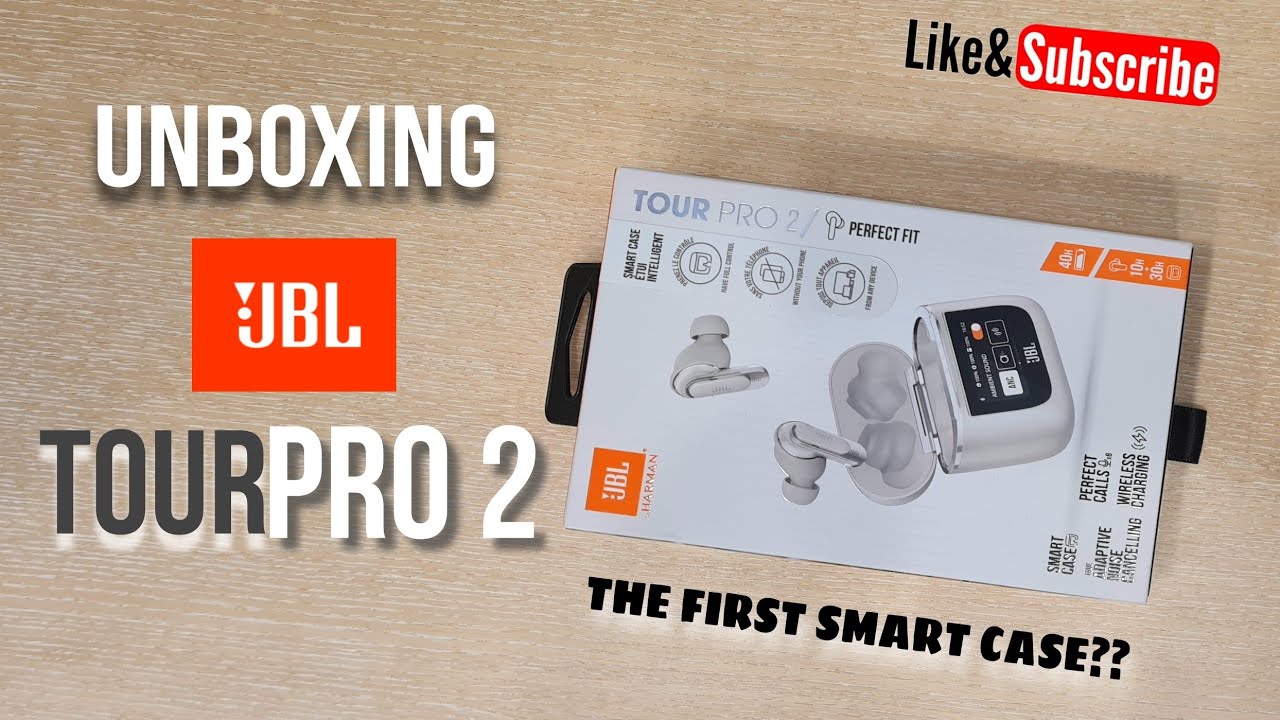 The new JBL Tour Pro 2 True Wireless ANC Headset - Unbox