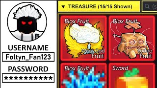 Logging On To SUBSCRIBERS Blox Fruits Accounts.. HE HAD DRAGON REWORK!!
