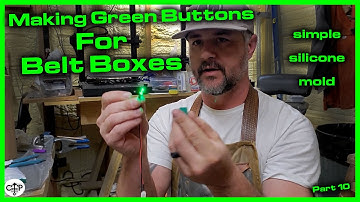 Part 10. Star Wars 3d Printed Rogue One Darth Vader Costume Build... Mold for Belt Box Buttons!