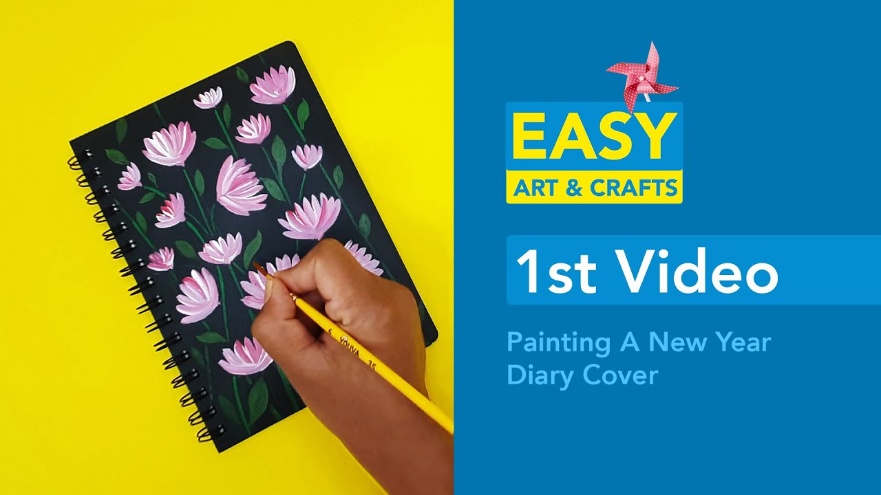 Painting A New Year Diary Cover Diary Cover Painting Cover Page