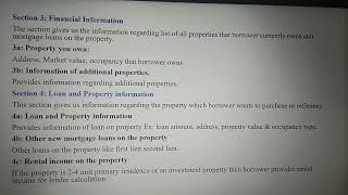 1003 (URLA) - US Mortgage Underwriting
