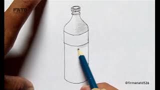 bagaimana cara menggambar botol minuman @firmanatd526