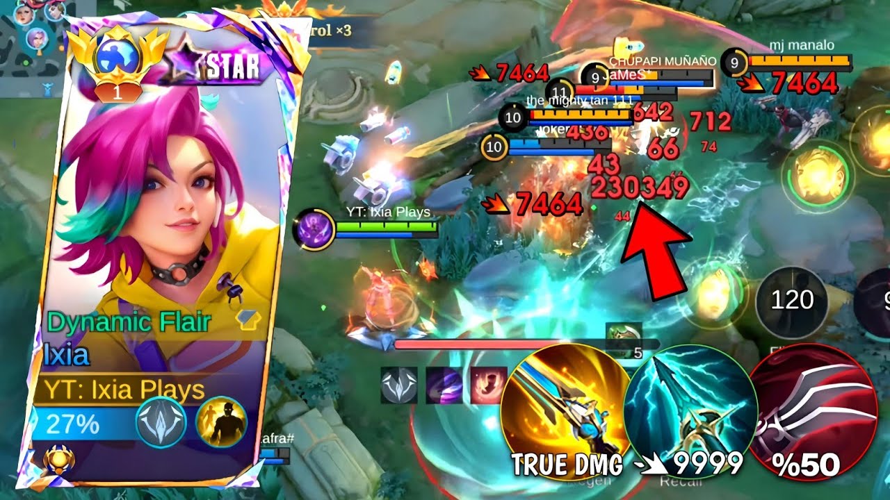 КОМБО IXIA + TIGREAL — ЭТО БЕЗУМИЕ!🔥 | ЛУЧШАЯ СБОРКА И ЭМБЛЕМА IXIA 2025 ГОДА (ОБЯЗАТЕЛЬНО К ПРОБ...