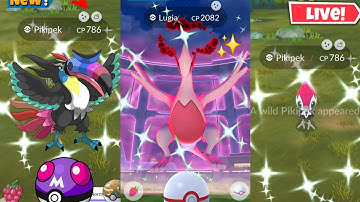 Hunting✨️Shiny Dynamax Lugia & Pikipek On Community Day In #PokemonGo