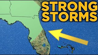 Strong storms possible across Florida, Southeast (4/13)