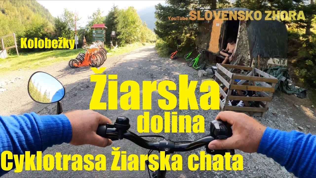 Žiarska chata - Cyklotrasa - Západné Tatry - Zjazd - Žiarska dolina na bicykli