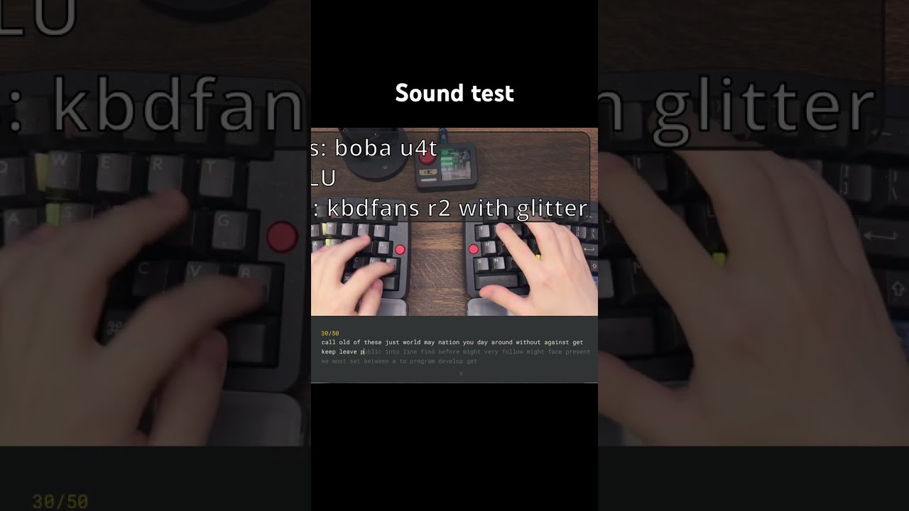 QWERTYKEYS ALICE DUO Boba U4t Soundtest Asmr