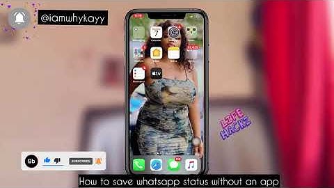How to screen record on iPhone | how to save whatsapp status without any app