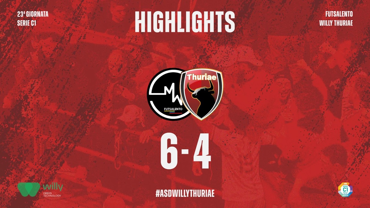 HIGHLIGHTS FUTSALENTO - WILLY THURIAE | SERIE C1- PUGLIA 2025/26