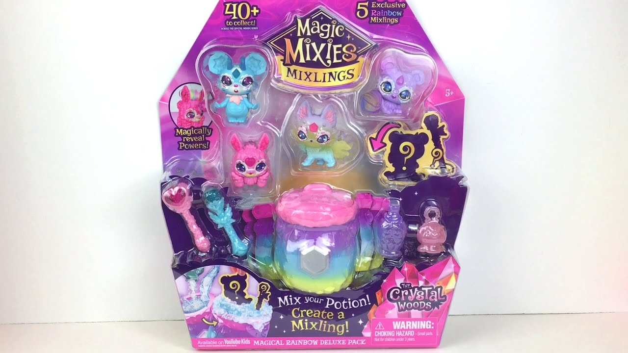 Magic Mixies Mixlings Crystal Woods Rainbow Deluxe Pack ✨ Unboxing & Review  