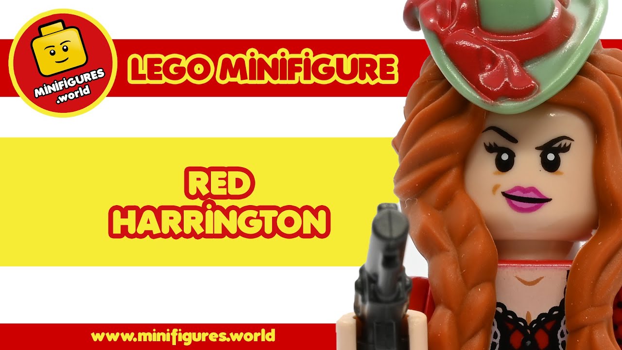 👩 LEGO minifigure: Red Harrington (tlr011) 👩 [THE LONE RANGER] - YouTube