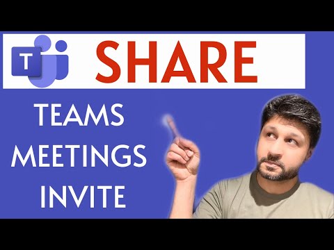 How to Share Teams Meeting Invite to Large Group