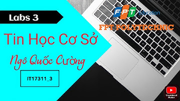 #COM1014 Lab3 Tin học cơ sở - Ngô Quốc Cường - PS21423
