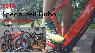 Preview 2017 : Specialized Turbo LEVO & VADO Pedelecs !