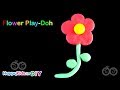 Flower play doh  playdough crafts  kids crafts and activities  happykids diy