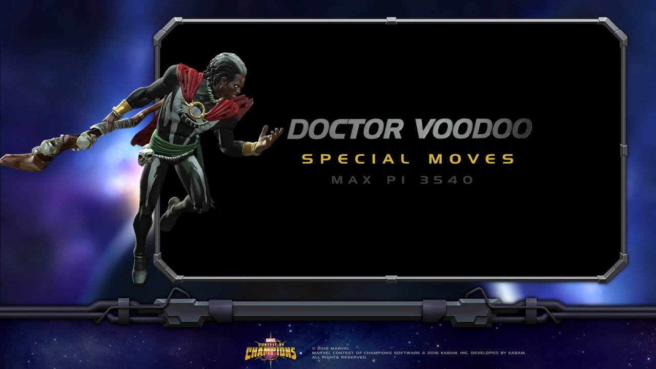 Doctor Voodoo Special Moves | Marvel Contest of Champions