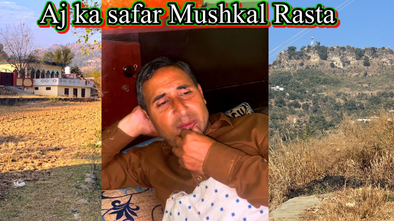 Aj ka safar mushkal rasta Kotli village area 