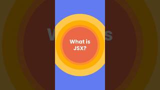 What is JSX in React? 🤔💻 #ReactJS #JSX #webdevelopment #shorts #framework #learnreact #coding #html