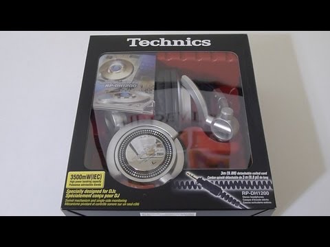 Technics RP-DH1200 DJ Headphones Unboxing