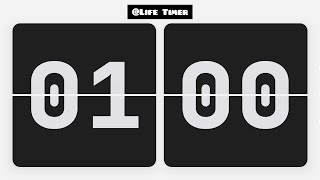 1 Minute Flip Countdown Timer ⏱️ | Perfect for Quick Tasks