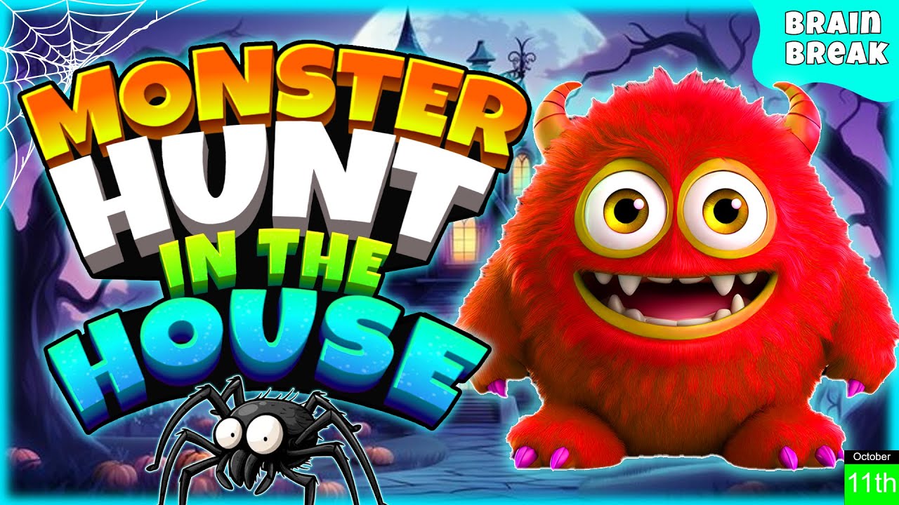 Going On A Monster Hunt | Witch Hunt | PE For Kids | Brain Break