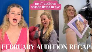 a month of ✨not✨ getting seen at auditions | my first audition season living in nyc