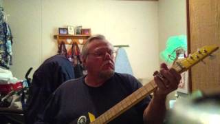 4 string camacho cbg in open d tuning