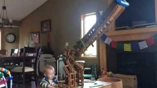 Lincoln Log Collapse