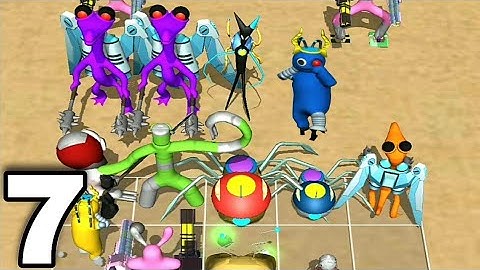 Merge Rainbow Friend 100 Doors - Walkthrough Part 7 Lv 36-41 Cherry Spider - Android ios Gameplay