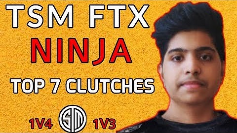 TSM Ninja Best Clutch Moments🔥| FTX Ninja Best Gameplay