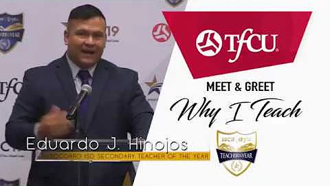 Meet Eduardo J. Hinojos, Socorro ISD Secondary Tea...