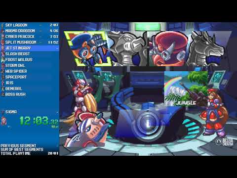 Speedrun: Megaman X Legacy Collection - MMX4 in 41:57 Zero Any%