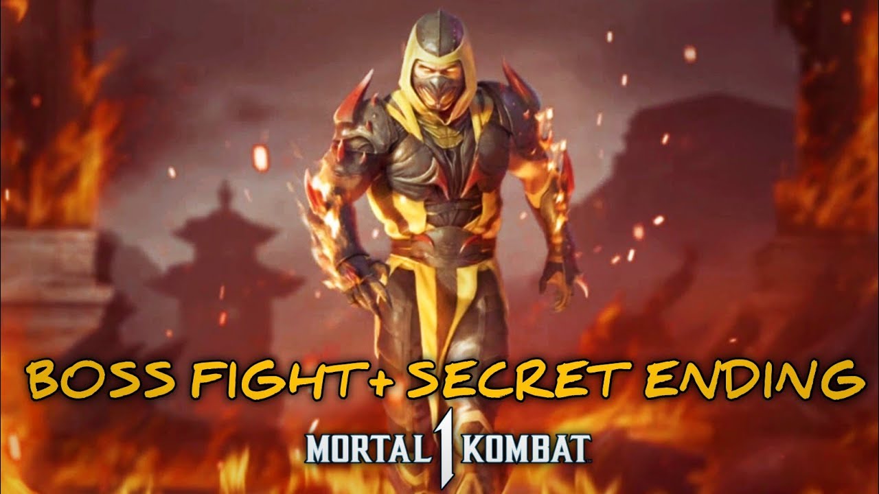 INVASIONS MODE BOSS FIGHT + SECRET ENDING - Mortal Kombat 1 (Hanzo Hasashi)