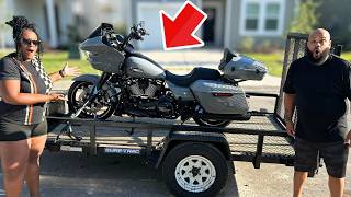 My Brother Surprised Us With His Brand New Road Glide!