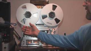 Teac X-1000R Reel To Reel Tape Deck Demo Part 1 