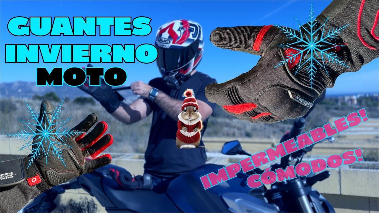 GUANTES de INVIERNO para MOTO ⛄