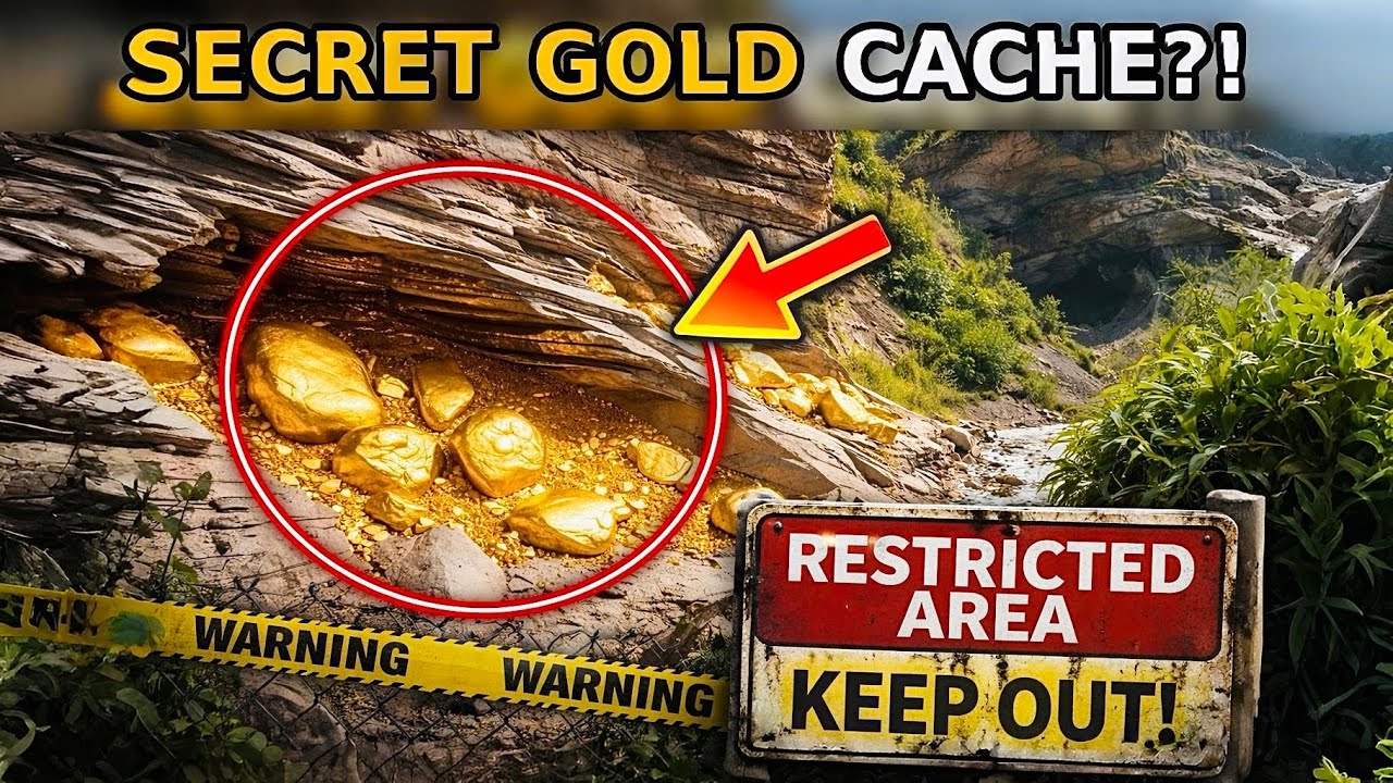 Wow, digging gold in a secret place, very amazing day