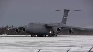 Lockheed C-5M Super Galaxy - Landing & Takeoff