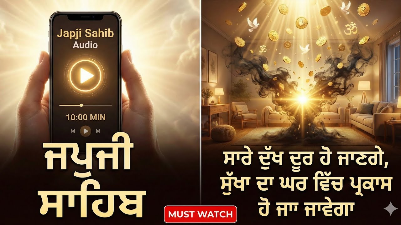 ਜਪੁਜੀ ਸਾਹਿਬ ਇਕ ਵਾਰ ਇਹ ਬਾਣੀ ਸੁਣੋ ਥੋੜੇ ਸਾਰੇ ਕੰਮ ਰਾਸ ਹੋਣਗੇ ❤️🙏