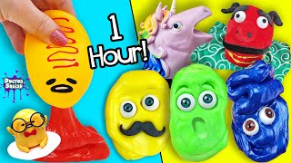 1 HOUR of What's Inside Squishy Toys With José and Friends!
