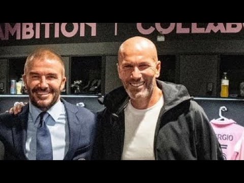 الاسطوره ديفيد بيكهام يتكلم عن الاسطوره زين الدين زيدان