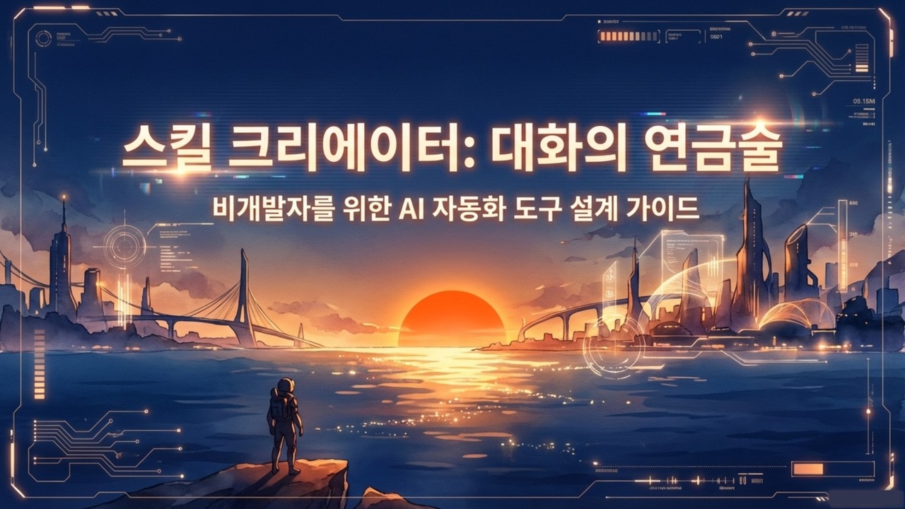 ⁣[스킬 크리에이터] 비개발자를 위한 AI 자동화 도구 설계 가이드 | 대화 한 번으로 나만의 AI 업무 스킬 구축하기