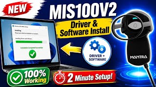 Mantra Iris Scanner MIS100V2 Driver & Software Install Kaise Kare | Complete Setup Guide (Part 2)