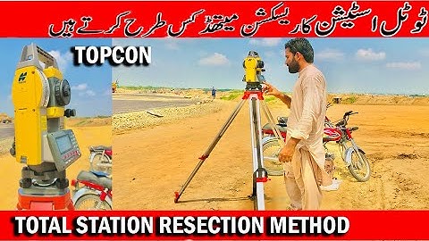 How to Do Resection & Center Marking with Total Station | Surveying Guide 2025